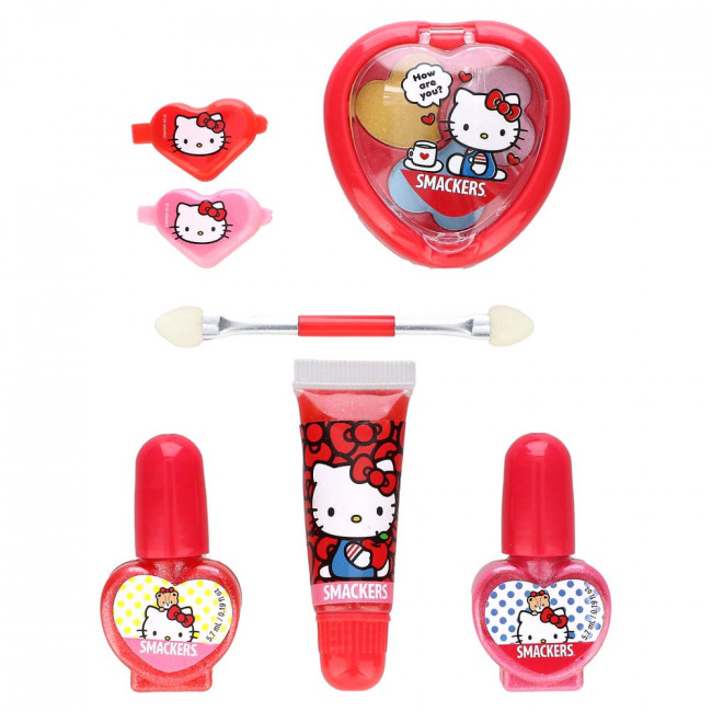 Lip Smacker, набор косметики Hello Kitty, 9 предметов.