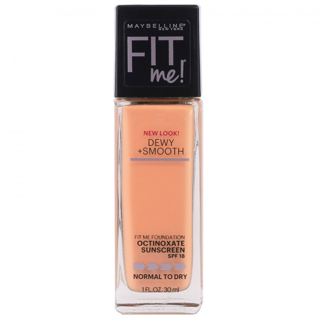 Maybelline, Fit Me, увлажняющая и выравнивающая тональная основа, оттенок 322 «Теплый медовый», 30 мл Maybelline, Fit Me, увлажняющая и выравнивающая тональная основа, оттенок 322 «Теплый медовый», 30 мл