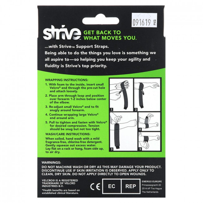 Strive, Tennis Elbow Support Strap, 1 Support Strap