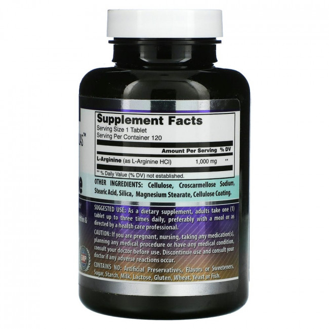 Amazing Nutrition, L-аргинин, 1000 мг, 120 таблеток Amazing Nutrition, L-аргинин, 1000 мг, 120 таблеток