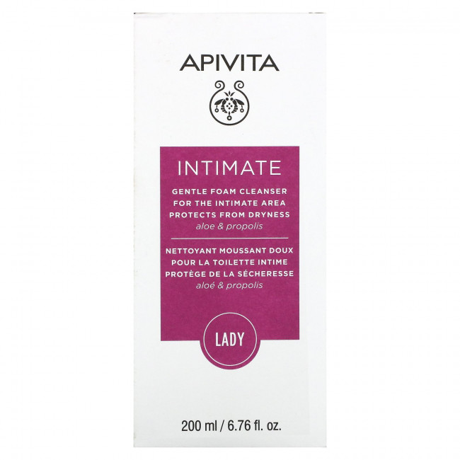 Apivita, Мягкая очищающая пенка, 200 мл (6,76 жидк. Унции) Apivita, Мягкая очищающая пенка, 200 мл (6,76 жидк. Унции)