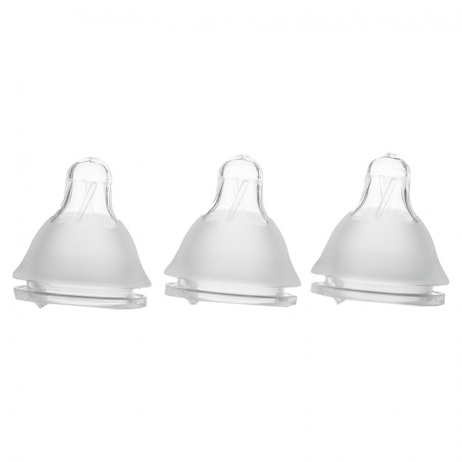 Evenflo Feeding, Balance + Nipples, Standard, для детей от 8 месяцев, Fast Flow / X-Cut, 3 вентилируемых соски Evenflo Feeding, Balance + Nipples, Standard, для детей от 8 месяцев, Fast Flow / X-Cut, 3 вентилируемых соски