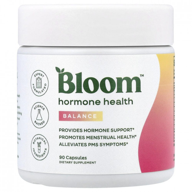 Bloom, Гормональное здоровье, Баланс, 90 капсул