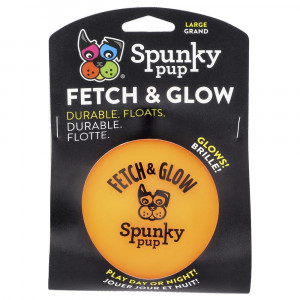 Игрушка Spunky Pup, Fetch & Glow, мяч, большой размер, 1 игрушка