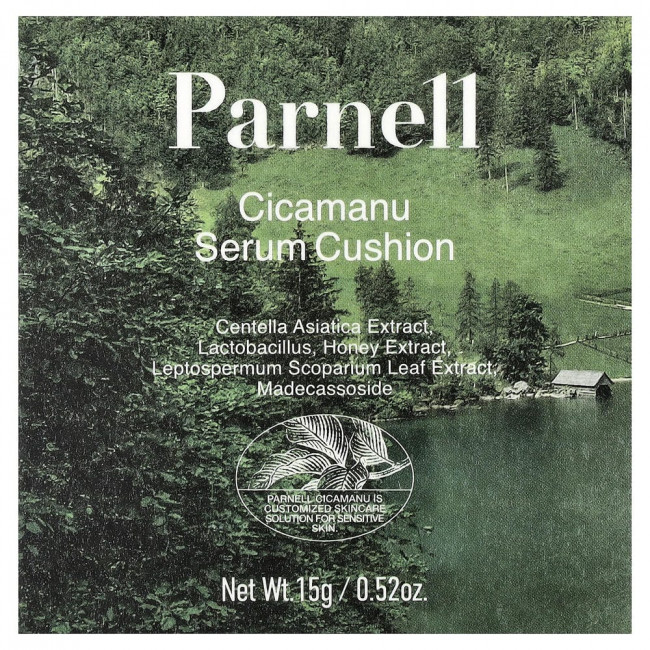 Parnell, Cicamanu Serum Cushion, 33C Cool Cream, 0.52 oz (15 g)