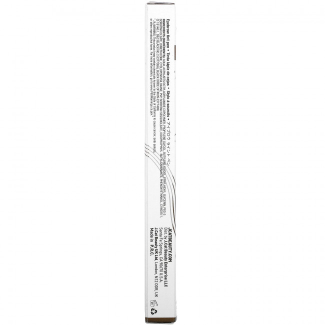 J.Cat Beauty, Ручка для контурирования бровей с 4 кончиками, коричневая, 1,5 г (0,05 унции) J.Cat Beauty, Ручка для контурирования бровей с 4 кончиками, коричневая, 1,5 г (0,05 унции)