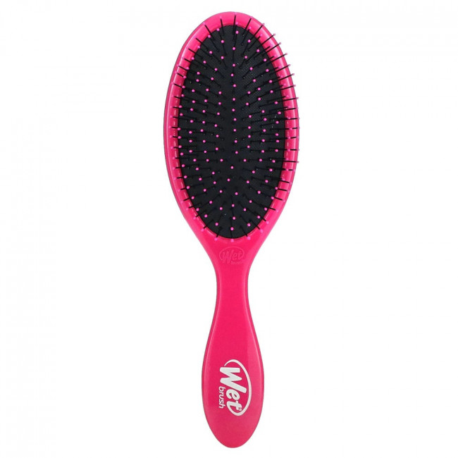 Wet Brush, Оригинальная расческа для распутывания волос, розовая, 1 щетка Wet Brush, Оригинальная расческа для распутывания волос, розовая, 1 щетка