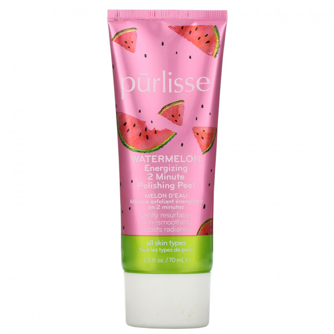 Purlisse, Watermelon, Energizing 2 Minute Polishing Peel, 2.5 fl oz (70 ml) Purlisse, Watermelon, Energizing 2 Minute Polishing Peel, 2.5 fl oz (70 ml)
