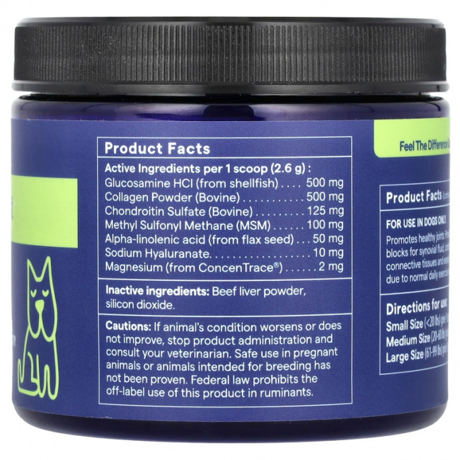 Trace Minerals ®, Pet, поддержка суставов, для собак, 171 г (6 унций) Trace Minerals ®, Pet, поддержка суставов, для собак, 171 г (6 унций)