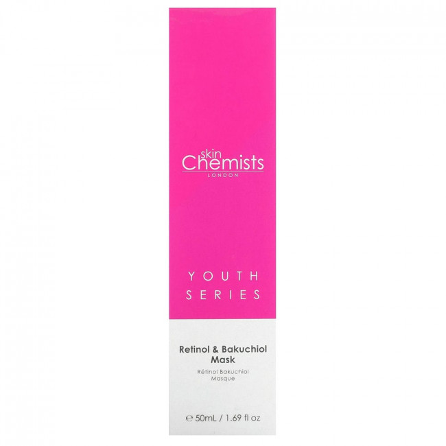 skinChemists, Youth Series, маска для лица с ретинолом и бакучиолом, 50 мл (1,69 жидк. унции)