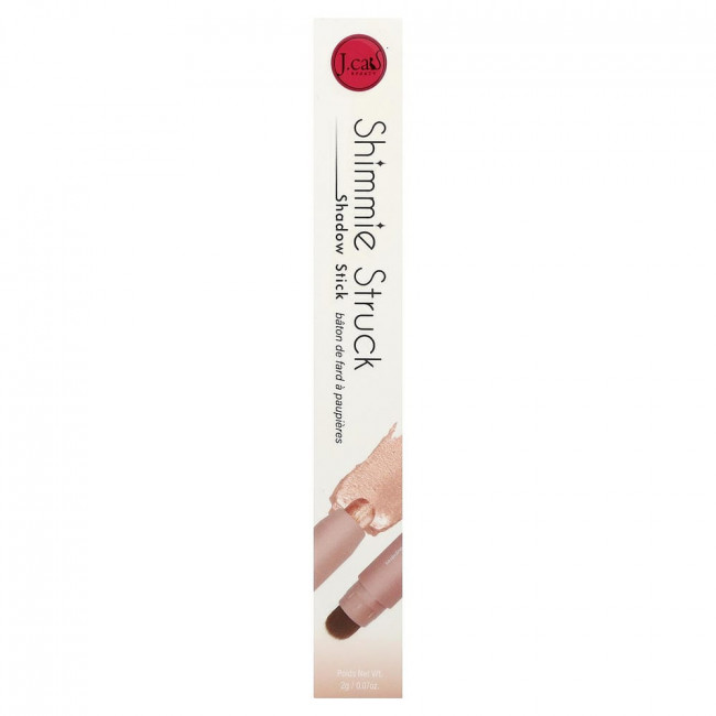J.Cat Beauty, Shimmie Struck, Тени-карандаш, SSS110 Moonlight Radiance, 0,07 унции (2 г)