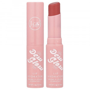 J.Cat Beauty, Dew Glow, увлажняющий бальзам для губ, DLB101 Full Gleam, 0,12 унции (3,4 г)