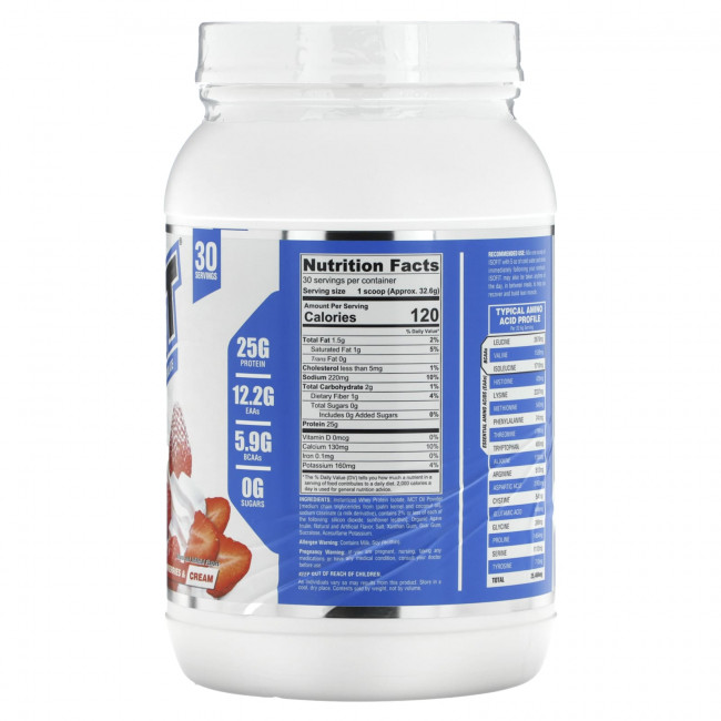 Nutrex Research, Isofit, клубника со сливками, 978 г (2,2 фунта) Nutrex Research, Isofit, клубника со сливками, 978 г (2,2 фунта)