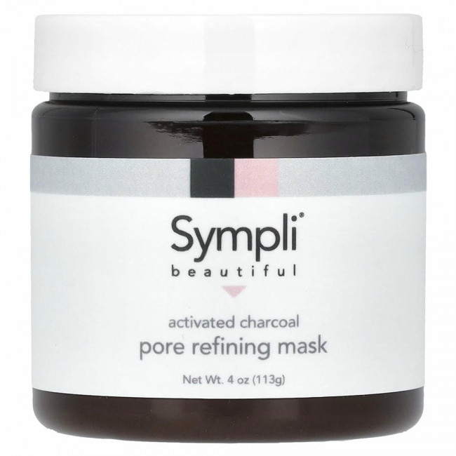 Sympli Beautiful, маска с активированным углем для очищения пор, 113 г (4 унции)