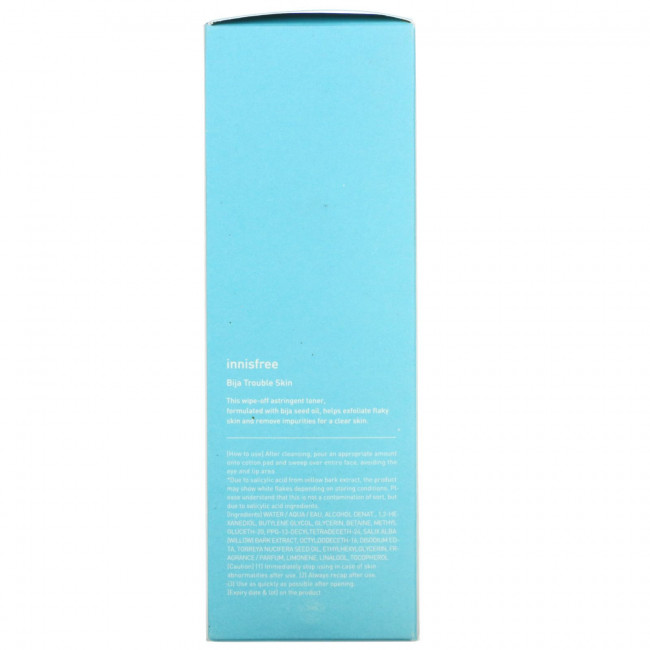 Innisfree, Bija Trouble Skin, 200 мл (6,76 жидк. Унции) Innisfree, Bija Trouble Skin, 200 мл (6,76 жидк. Унции)