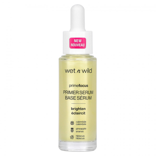 wet n wild, PrimeFocus, сыворотка-праймер, осветление, 30 мл (1 жидк. Унция) wet n wild, PrimeFocus, сыворотка-праймер, осветление, 30 мл (1 жидк. Унция)