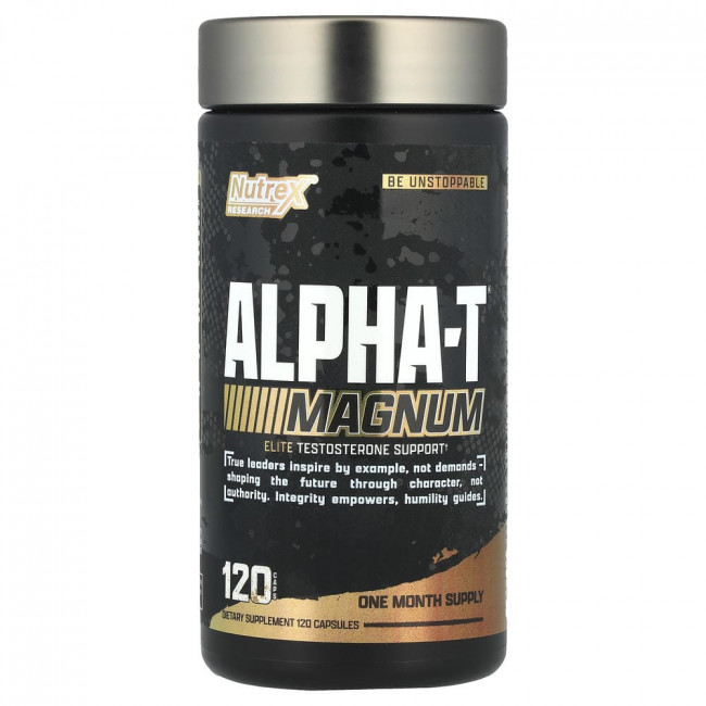 Nutrex Research, Alpha-T Magnum, 120 капсул
