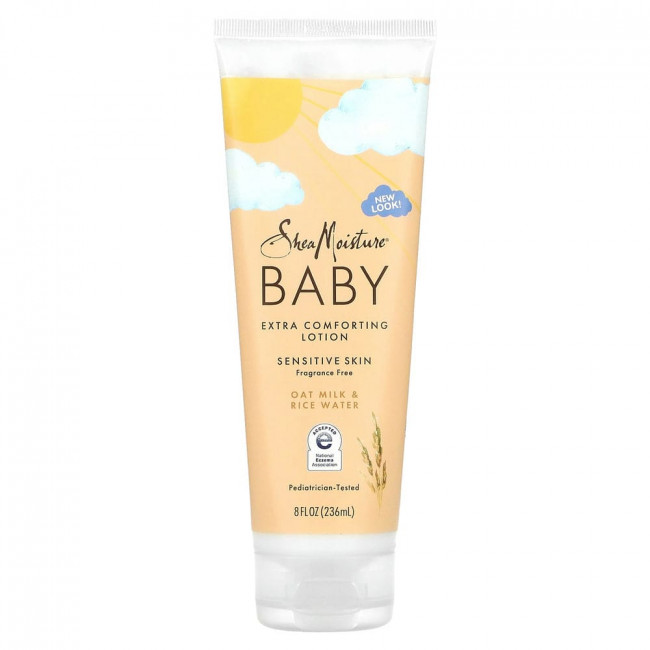 SheaMoisture, Детский лосьон, Овсяное молоко и рисовая вода, 8 жидких унций (237) SheaMoisture, Детский лосьон, Овсяное молоко и рисовая вода, 8 жидких унций (237)
