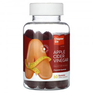 Chapter Six, Apple Cider Vinegar, 60 Gummies