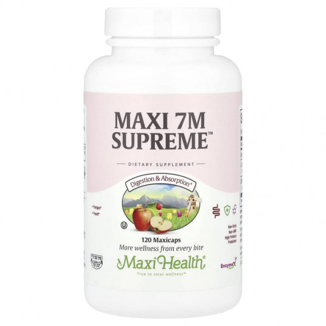Maxi Health, Maxi 7M Supreme ™, 120 капсул Maxicap Maxi Health, Maxi 7M Supreme ™, 120 капсул Maxicap