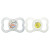 MAM, Supreme Night Pacifier, 6+ Months, Clear, 2 Count