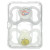 MAM, Supreme Night Pacifier, 6+ Months, Clear, 2 Count