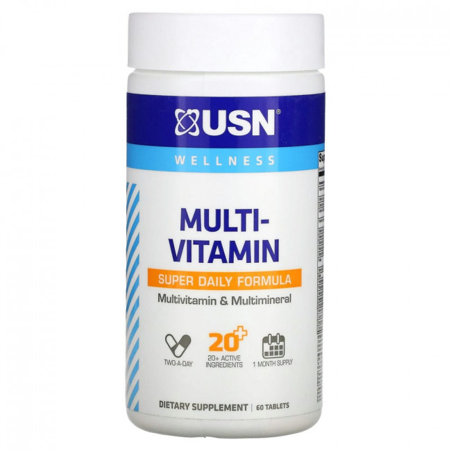 USN North America, Inc., Мультивитамины для ежедневного применения, 60 таблеток USN North America, Inc., Мультивитамины для ежедневного применения, 60 таблеток