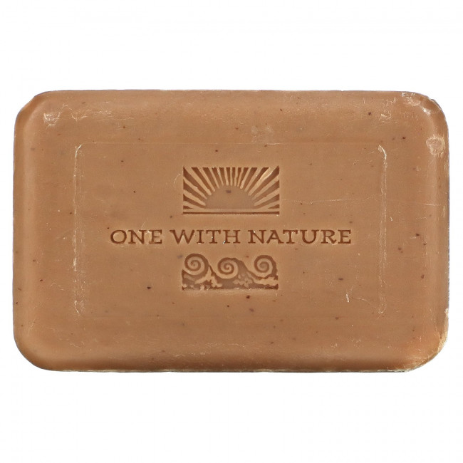 One with Nature, Кусковое мыло с запахом ванили, 7 унций (200 г)