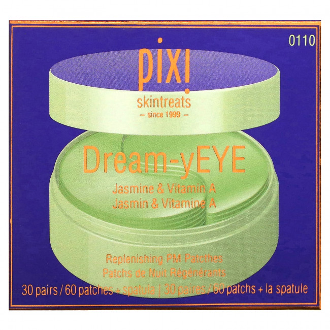 Pixi Beauty, Dream-y Eye`` 30 пар, 60 патчей + шпатель Pixi Beauty, Dream-y Eye`` 30 пар, 60 патчей + шпатель
