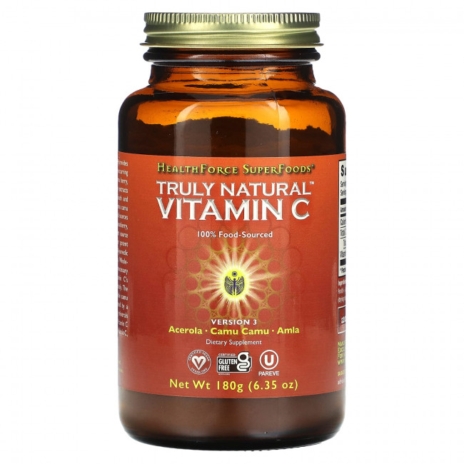 HealthForce Superfoods, По-настоящему натуральный витамин C, 180 г (6,35 унции) HealthForce Superfoods, По-настоящему натуральный витамин C, 180 г (6,35 унции)