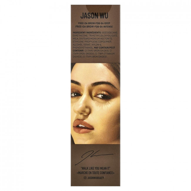 Тушь для бровей Jason Wu, Free-Da Brow®, оттенок 04 Deep, 7,27 мл (0,24 жидких унции)