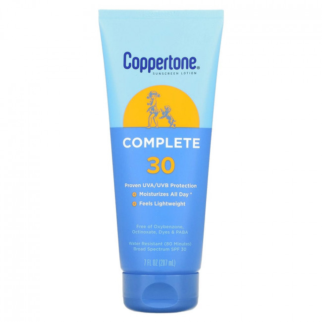 Coppertone, Солнцезащитный лосьон, комплексный, SPF 30, 207 мл (7 жидк. Унций)