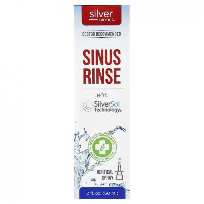 American Biotech Labs, Silver Biotics®, средство для промывания носовых пазух с технологией SilverSol®, 60 мл (2 жидких унции) American Biotech Labs, Silver Biotics®, средство для промывания носовых пазух с технологией SilverSol®, 60 мл (2 жидких унции)