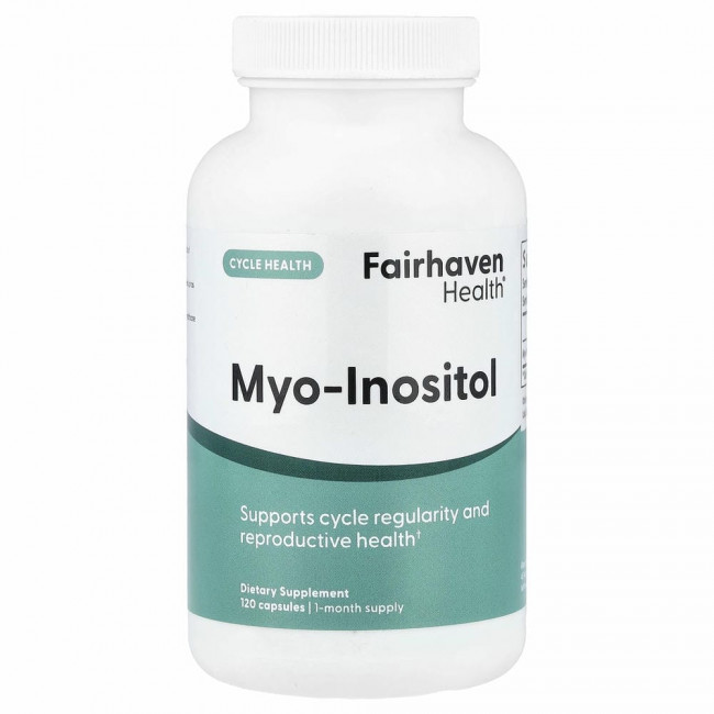Fairhaven Health, мио-Инозитол, для женщин и мужчин, 120 капсул