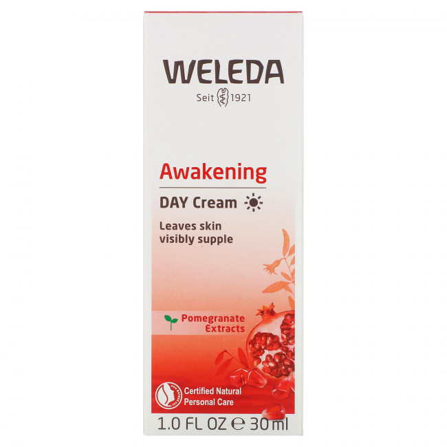 Weleda, Awakening Day Cream, дневной крем для лица с экстрактами граната, 30 мл (1 жидк. унция) Weleda, Awakening Day Cream, дневной крем для лица с экстрактами граната, 30 мл (1 жидк. унция)