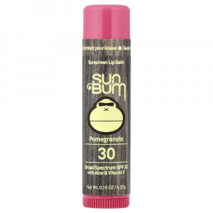 Sun Bum, солнцезащитный бальзам для губ, SPF 30, гранат, 4,25 г