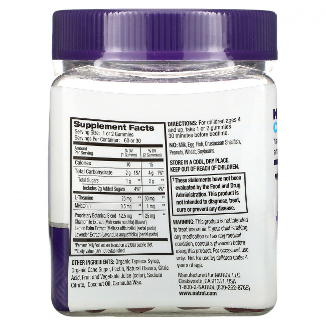 Natrol, Kids, Sleep + Calm, Strawberry, Ages 4 + Up, 60 Gummies Natrol, Kids, Sleep + Calm, Strawberry, Ages 4 + Up, 60 Gummies