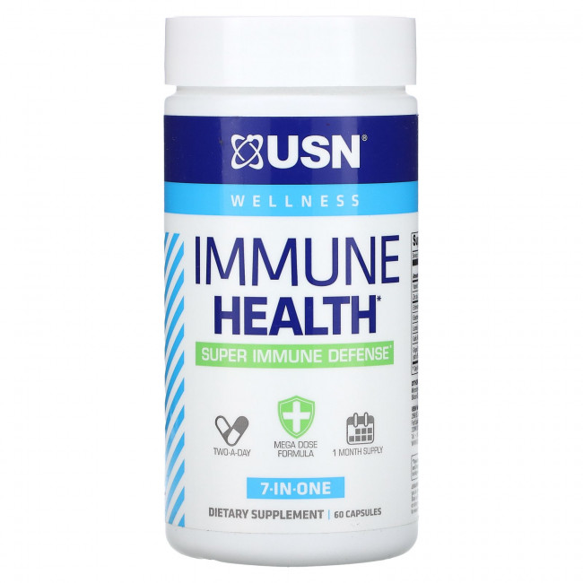 USN North America, Inc., Immune Health, супиммунная защита, 60 капсул USN North America, Inc., Immune Health, супиммунная защита, 60 капсул