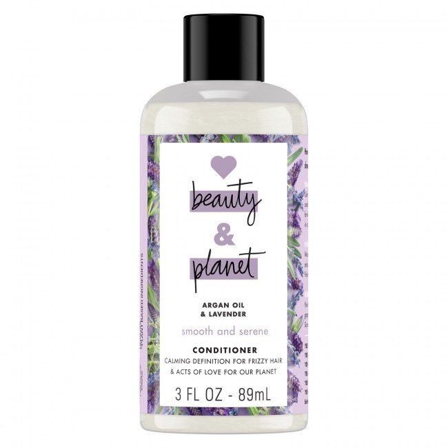 Love Beauty and Planet, Кондиционер для гладкости и безмятежности, масло арганы и лаванда, 89 мл (3 жидк. Унции)