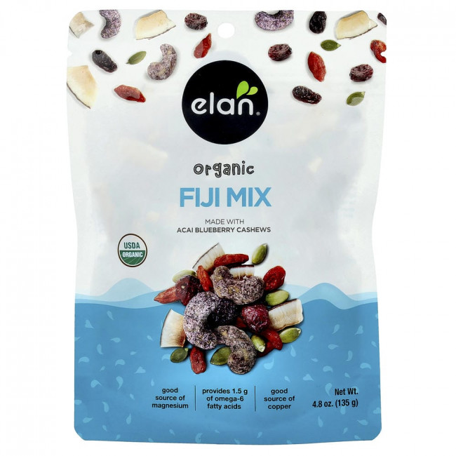 Elan, Organic Fiji Mix, 4.8 унции (135 г) Elan, Organic Fiji Mix, 4.8 унции (135 г)