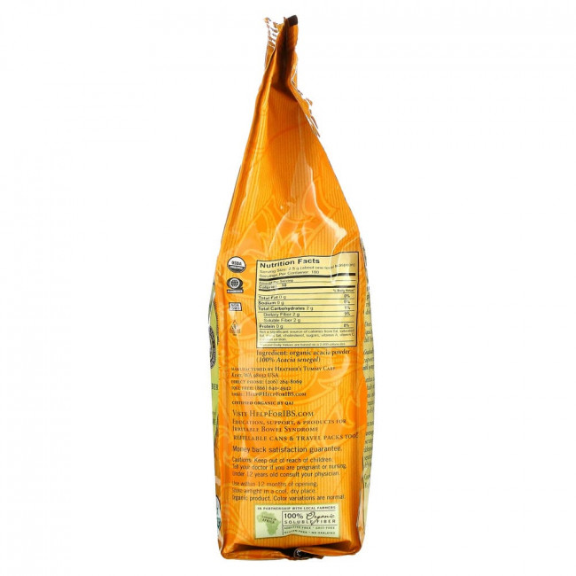 Heather's Tummy Care, Органическая растворимая клетчатка сенегальской акации, 453 г Heather's Tummy Care, Органическая растворимая клетчатка сенегальской акации, 453 г