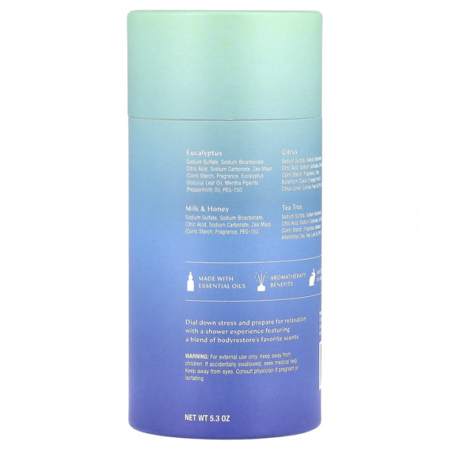 Body Restore, Пароварки для душа Essence, смесь Essential, 6 таблеток, 5,3 унции Body Restore, Пароварки для душа Essence, смесь Essential, 6 таблеток, 5,3 унции