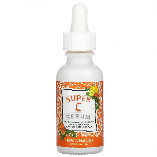 Lilyana Naturals, Сыворотка Super C, 30 г (1,0 унция) Lilyana Naturals, Сыворотка Super C, 30 г (1,0 унция)