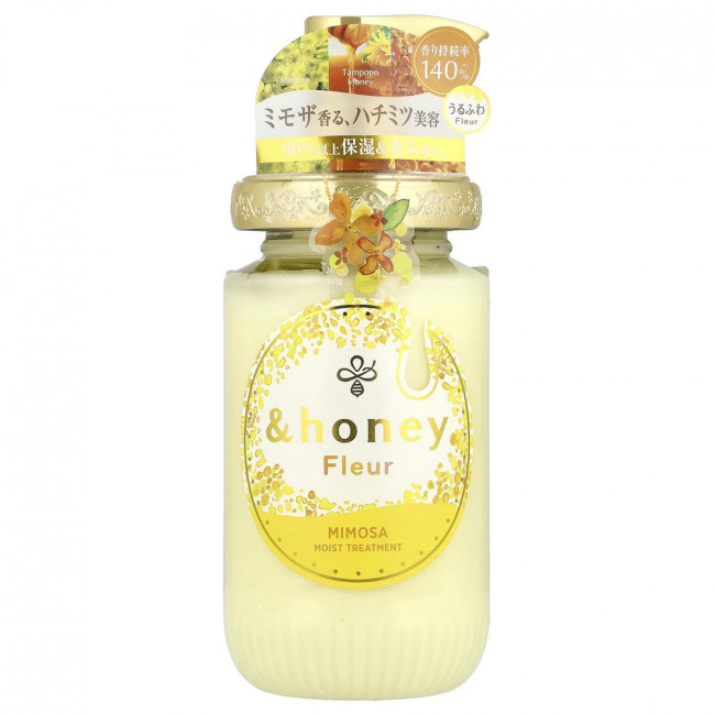 &honey, Fleur Moist Treatment, Mimosa Honey, 14.9 fl oz (440 ml) &honey, Fleur Moist Treatment, Mimosa Honey, 14.9 fl oz (440 ml)