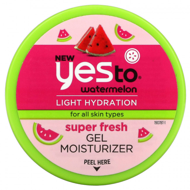 Yes To, Super Fresh гель-увлажняющий крем, арбуз, 50 мл (1,7 жидк. Унции)