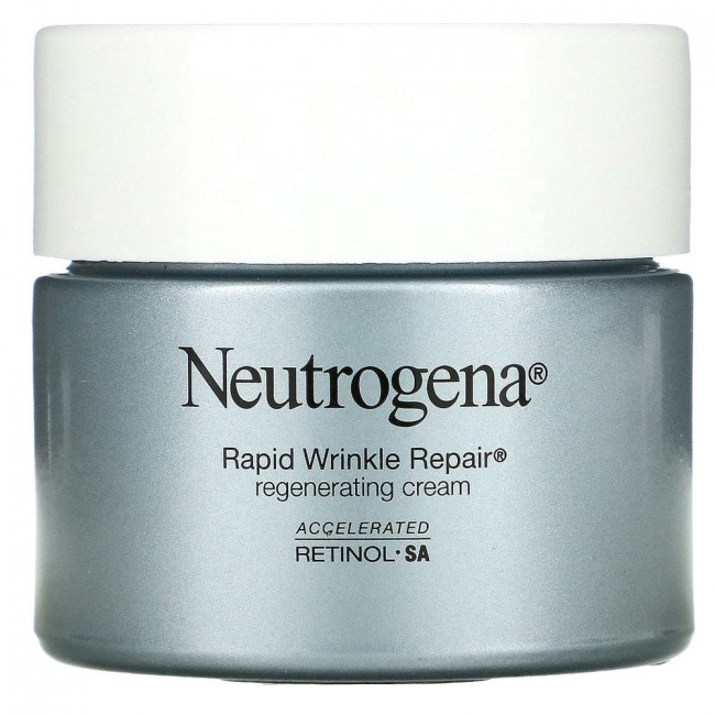 Neutrogena, Rapid Wrinkle Repair, восстанавливающий крем, 48 г (1,7 унции) Neutrogena, Rapid Wrinkle Repair, восстанавливающий крем, 48 г (1,7 унции)