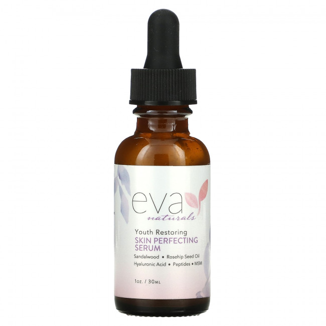 Eva Naturals, Восстанавливающая сыворотка для молодости, 30 мл (1 унция) Eva Naturals, Восстанавливающая сыворотка для молодости, 30 мл (1 унция)