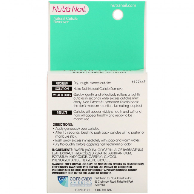 Nutra Nail, Naturals, средство для удаления кутикулы, 15 мл (0,50 жидк. Унции) Nutra Nail, Naturals, средство для удаления кутикулы, 15 мл (0,50 жидк. Унции)