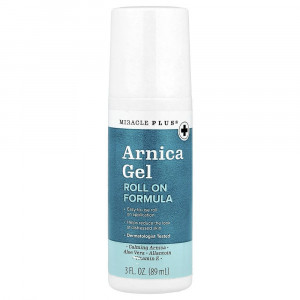 Miracle Plus, гель с арникой, роликовый аппликатор, 89 мл (3 жидких унции)