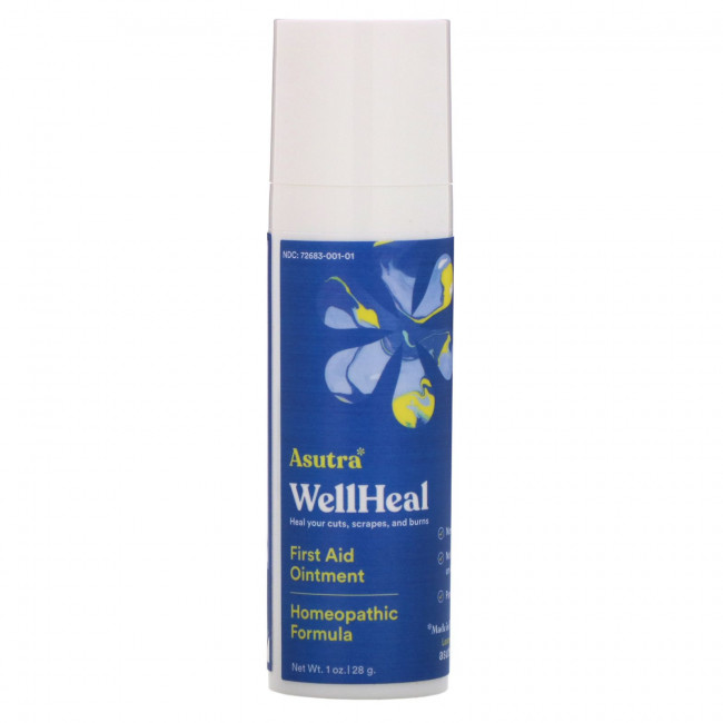 Asutra, WellHeal, First Aid Ointment, 1 oz (28 g) Asutra, WellHeal, First Aid Ointment, 1 oz (28 g)